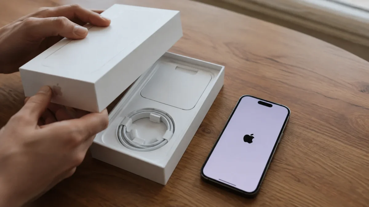 nastavení nového iPhonu